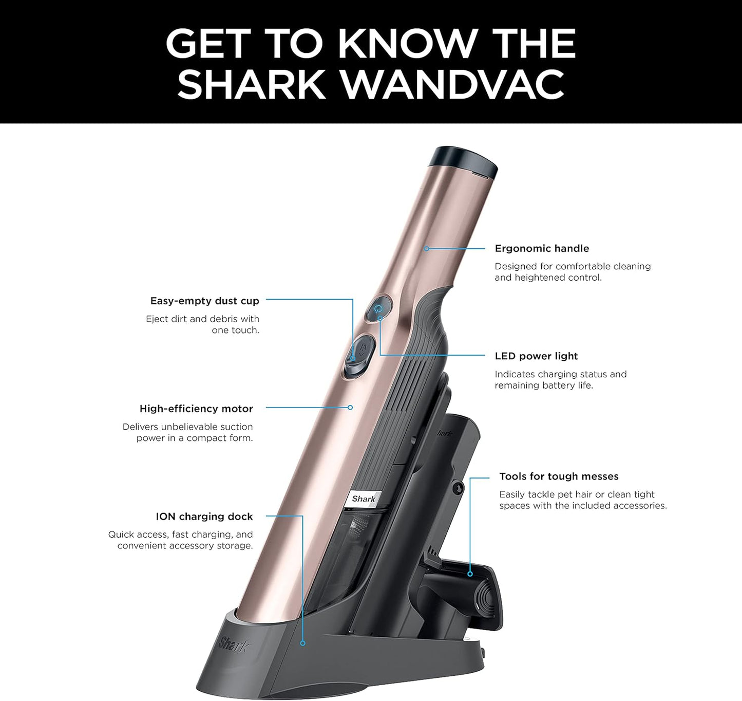 Novarae™ Cordless Handheld Vacuum